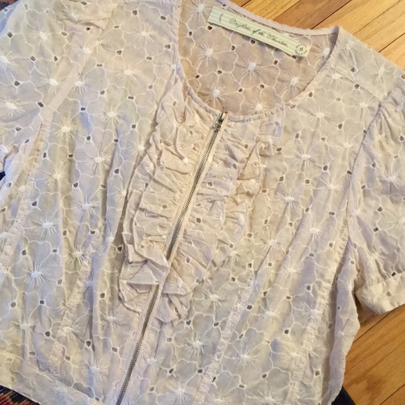 Cropped Eyelet Jacket - Picture 3 of 3